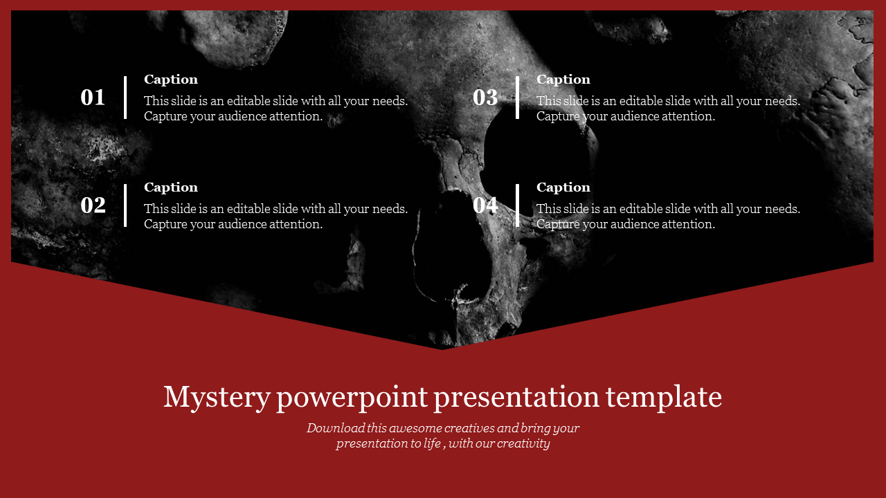 Mystery powerpoint presentation template